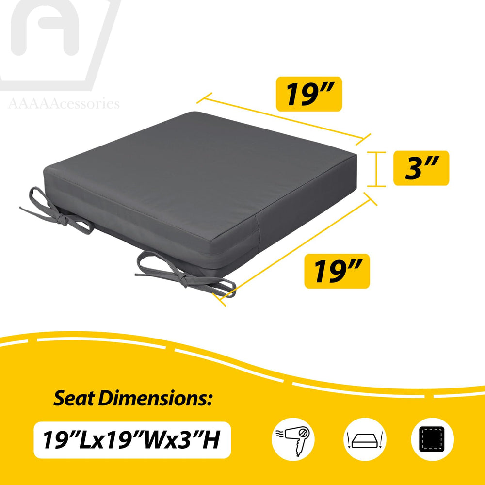 AAAAAcessories cushion placed on dining chair improving seating comfort