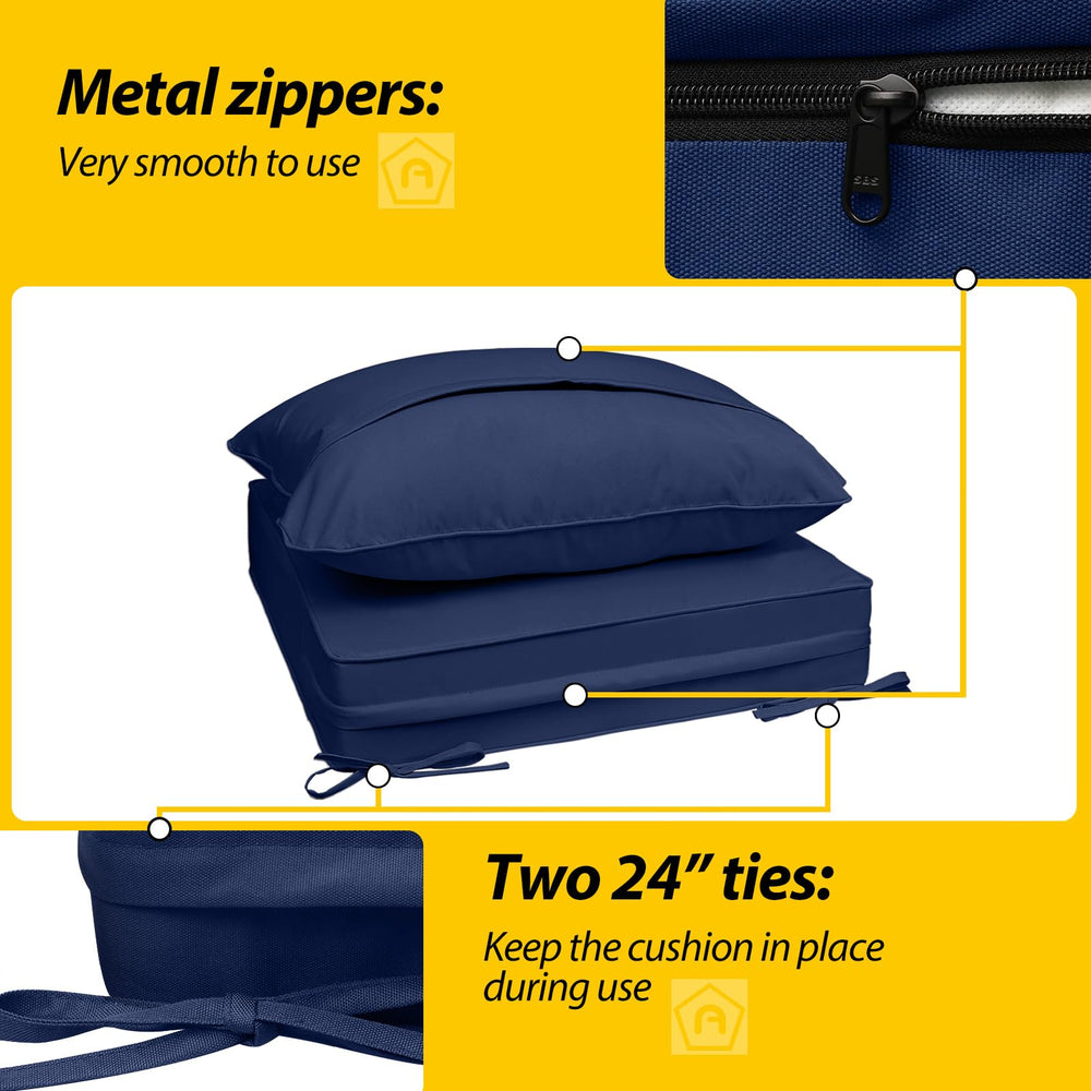 AAAAAcessories side profile emphasizing 5-inch seat thickness for comfort