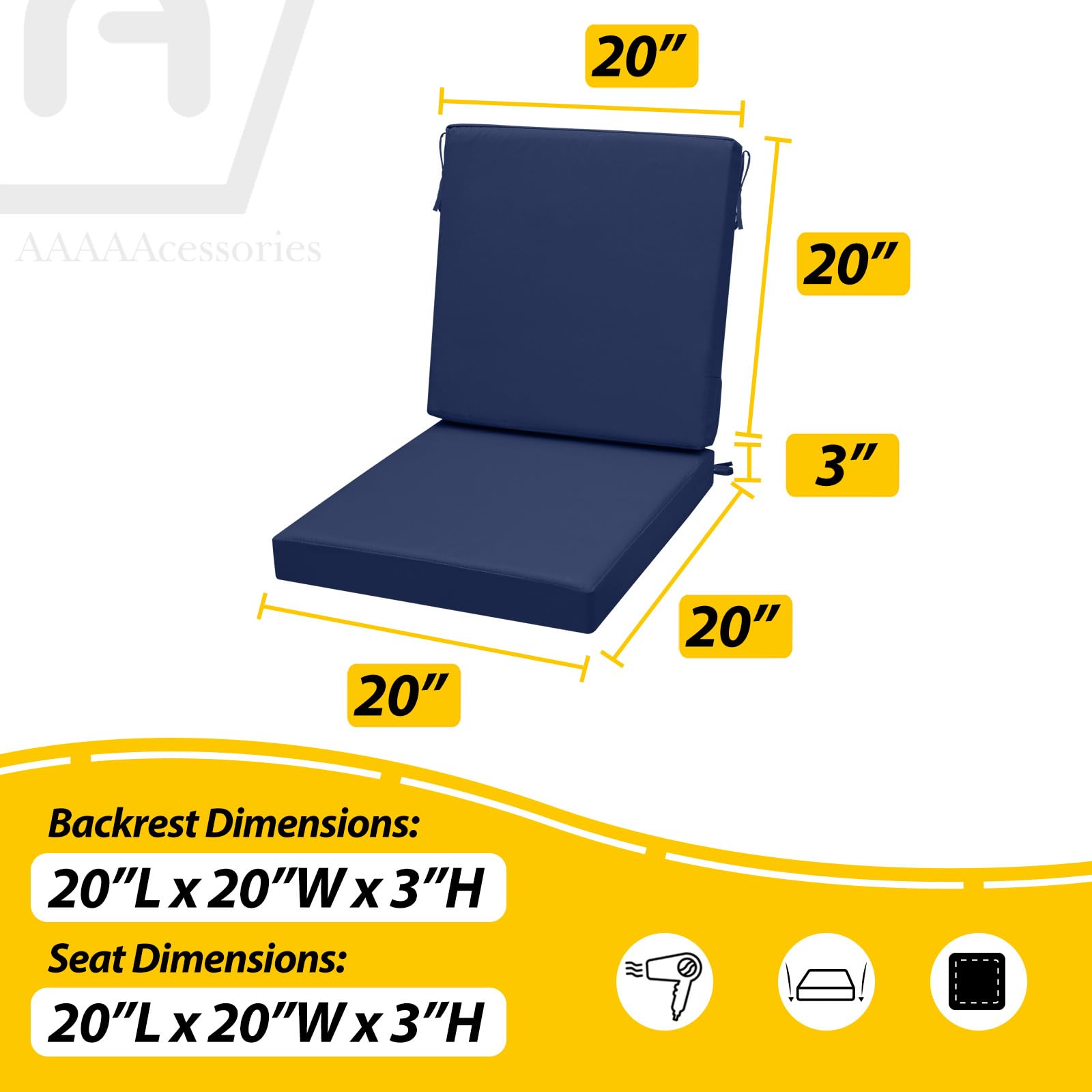 AAAAAcessories sturdy ties and fastenings keeping cushion secured