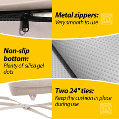 AAAAAcessories hidden zipper detail for easy removal and cleaning