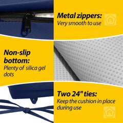 AAAAAcessories hidden zipper detail for easy cover removal and cleaning benefit