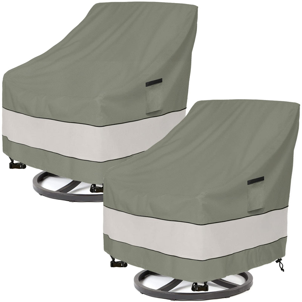 Aacabo funda frontal para sillón giratorio, protección impermeable