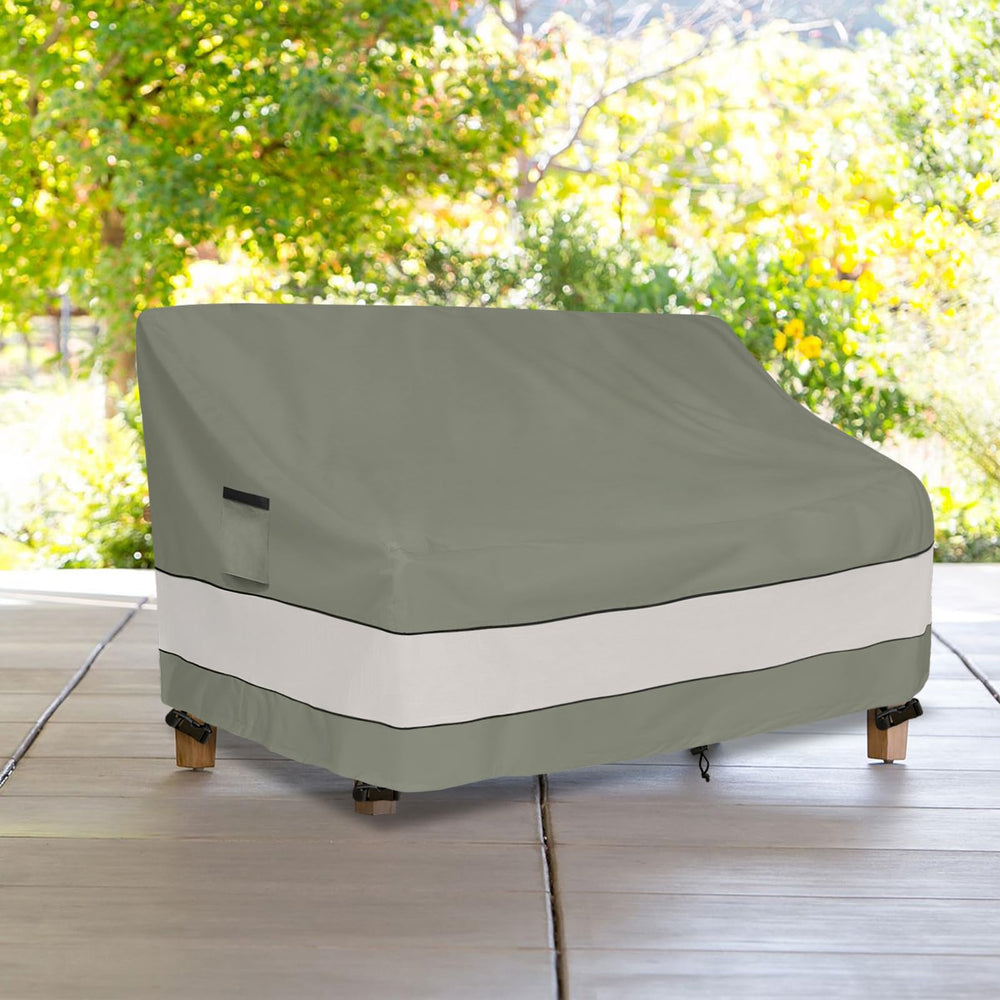 Aacabo cover in patio setting protecting furniture from elements
