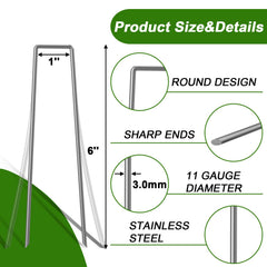 AAGUT close-up of sharp beveled tip for easy soil penetration and fast installation