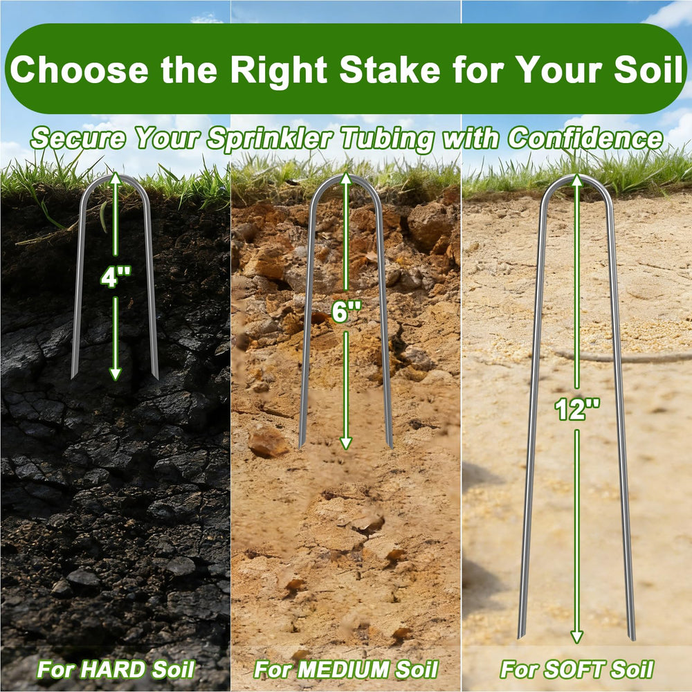 AAGUT sharp angled end detail for easier soil insertion and reduced bending