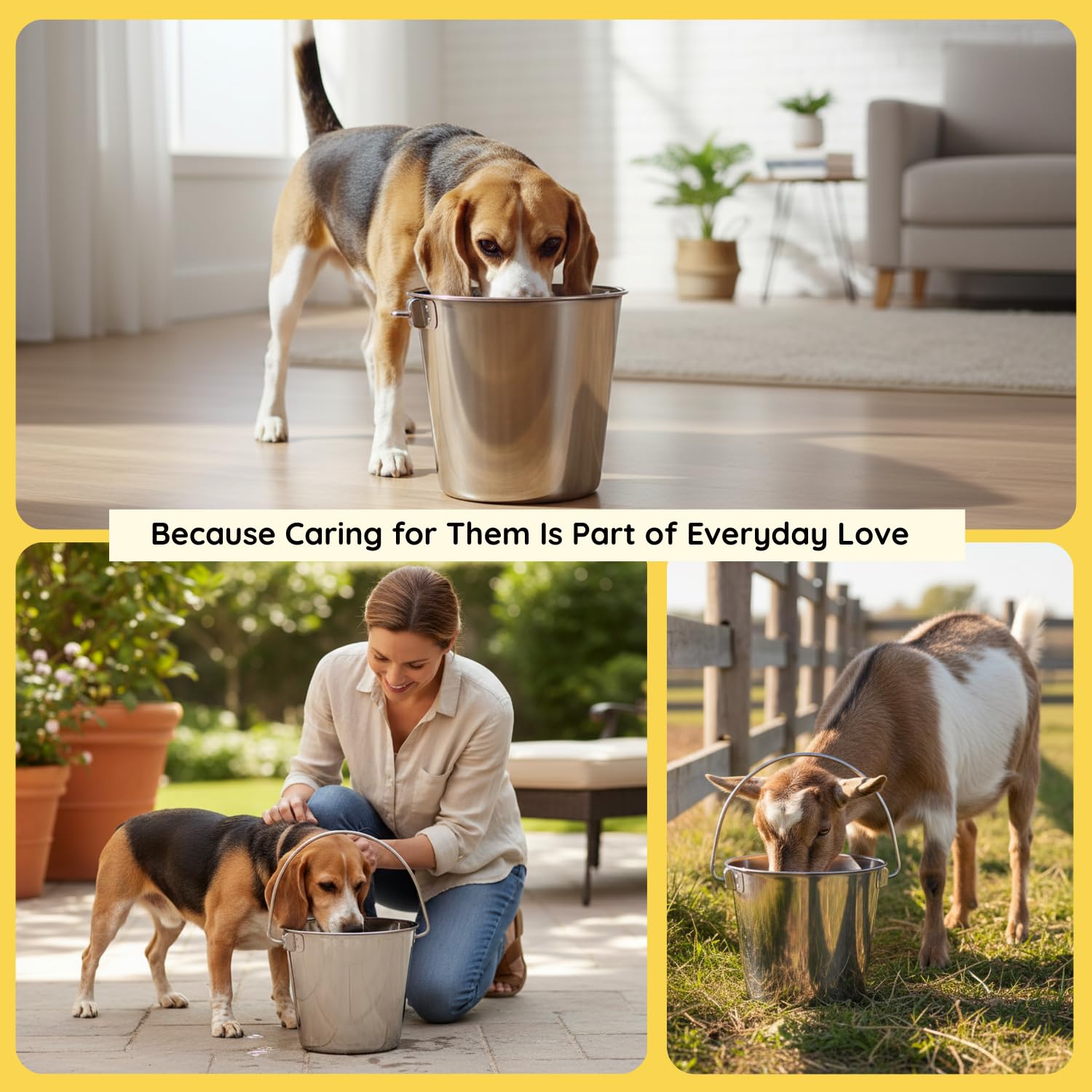 AASPIRE PETS handle and hang detail offering secure lift and easy hanging