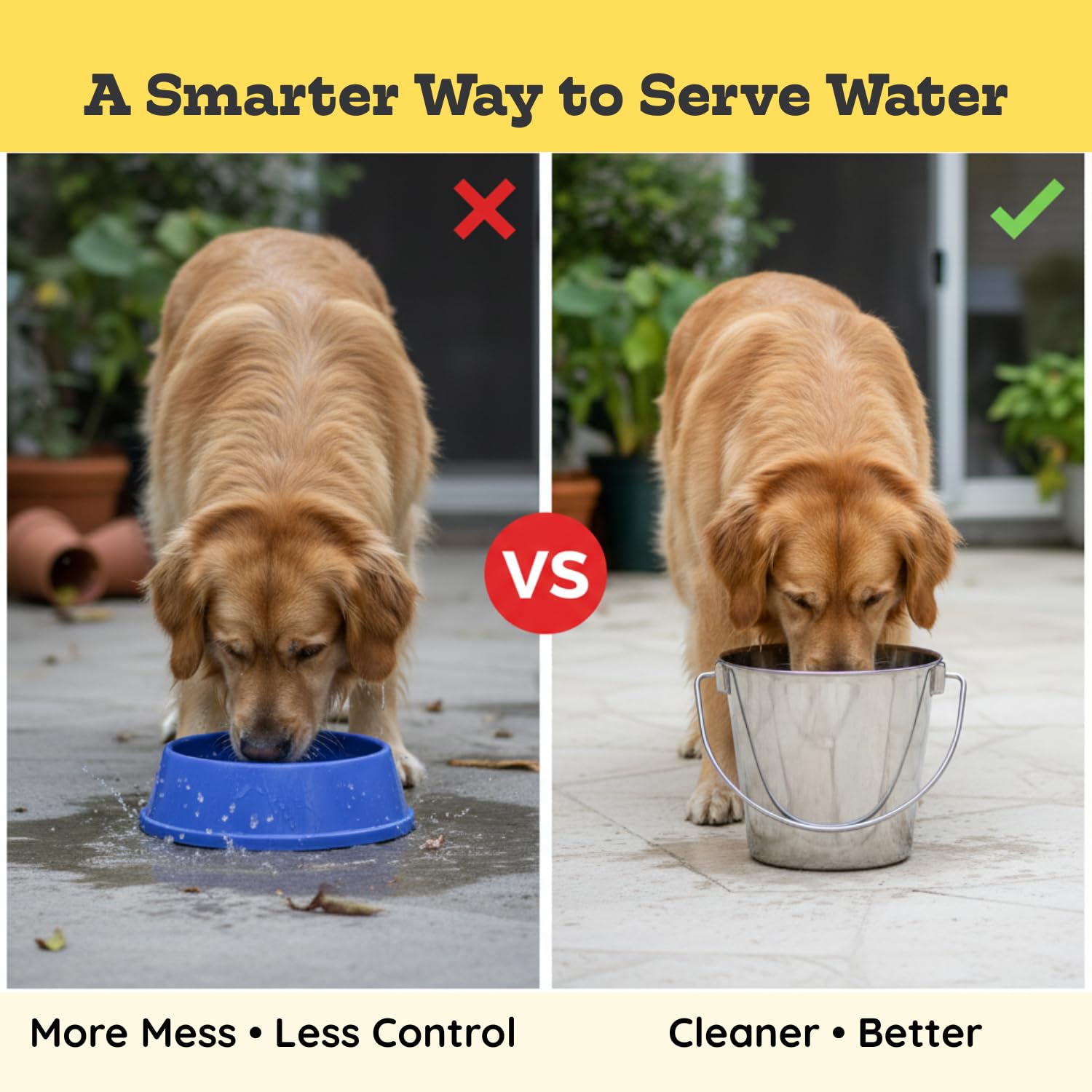 AASPIRE PETS close-up polished stainless steel resists rust and odors
