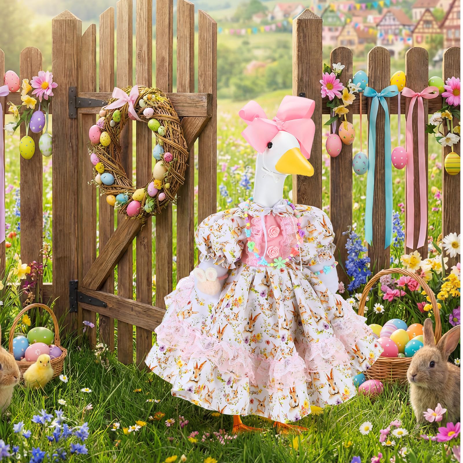 Abbylike bow headband detail offering polished decorative accent