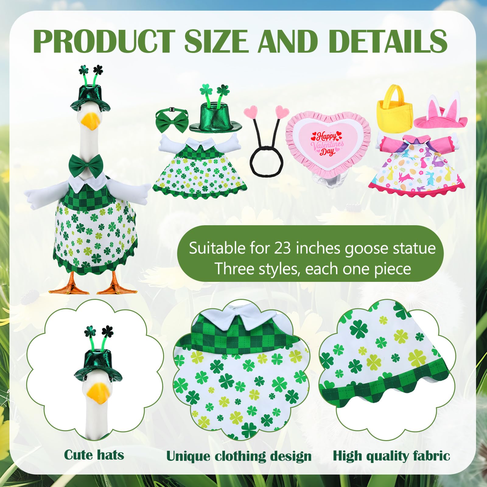 Abbylike Easter outfit displayed front and side for festive impact
