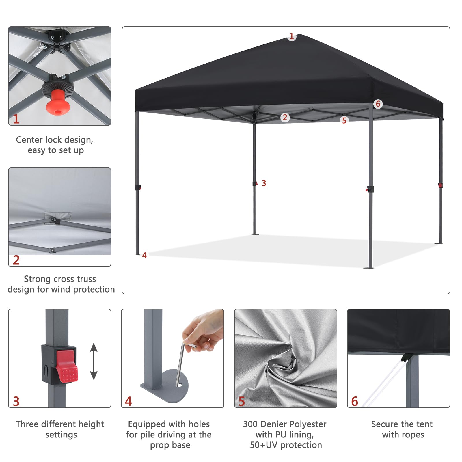 ABCCANOPY scale with people showing true 10x10 coverage for gatherings