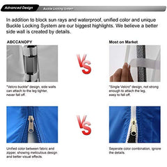 ABCCANOPY truss clip and Velcro attachment for quick secure installation