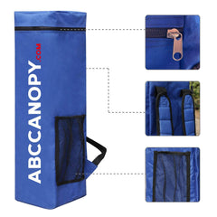 ABCCANOPY backpack carry bag with padded straps showing easy-transport benefit