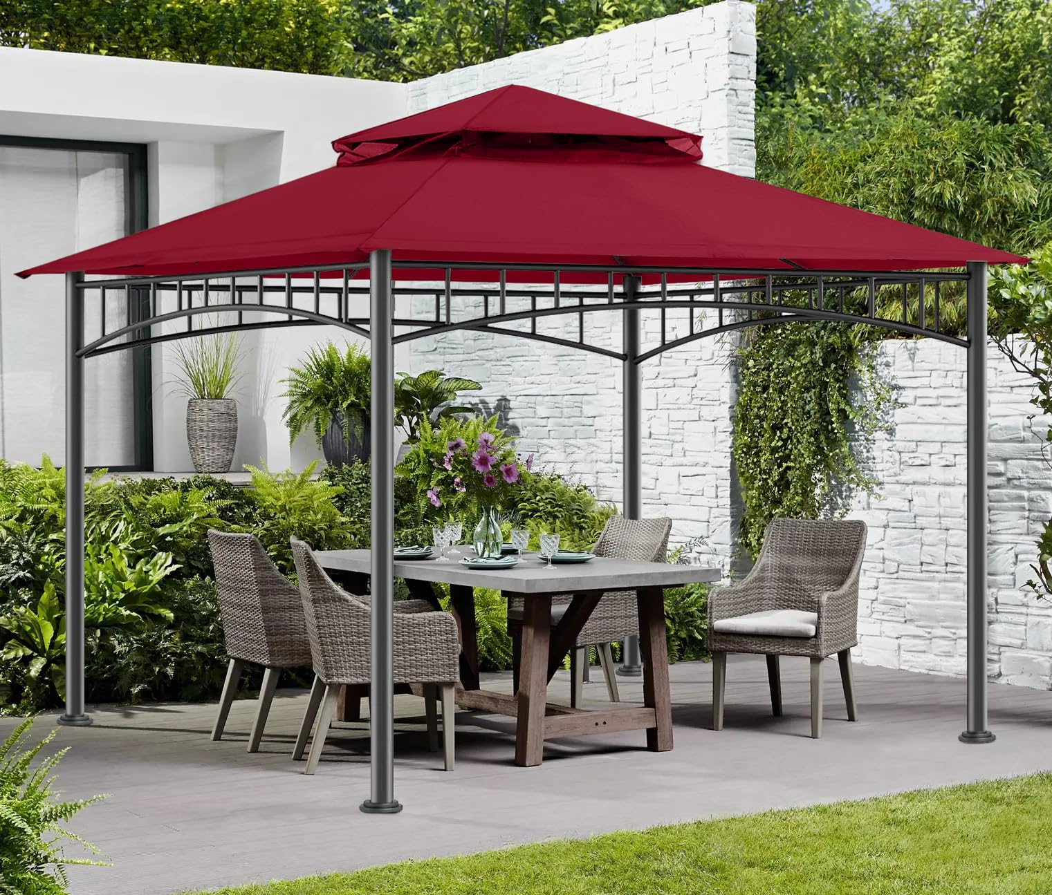 ABCCANOPY backyard setup showing improved outdoor comfort