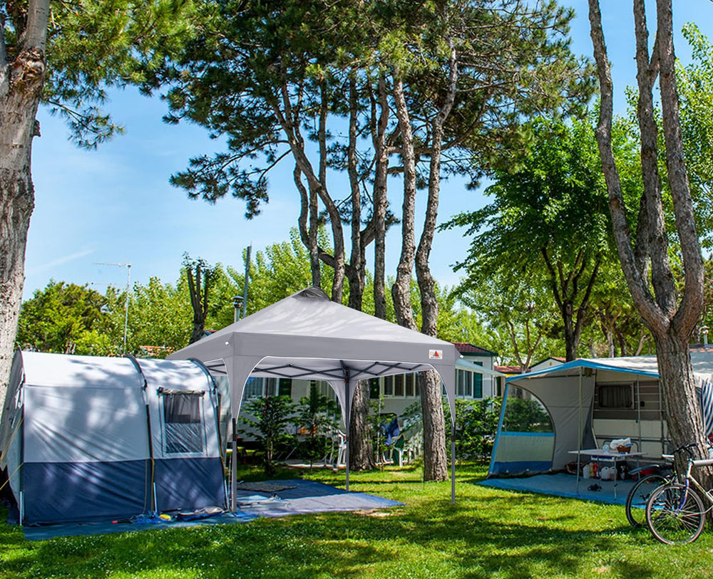 ABCCANOPY beach day shelter protecting family from sun and glare
