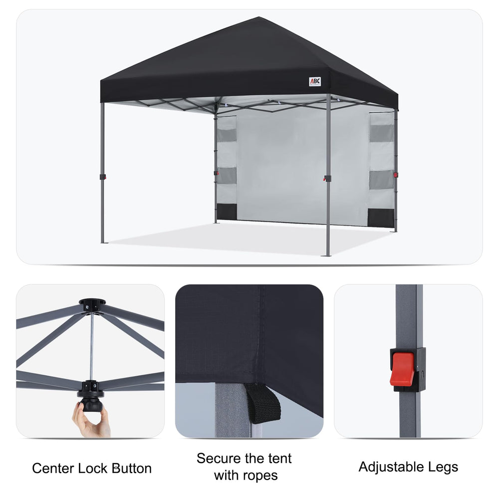 ABCCANOPY wheeled carry bag showing easier transport and storage