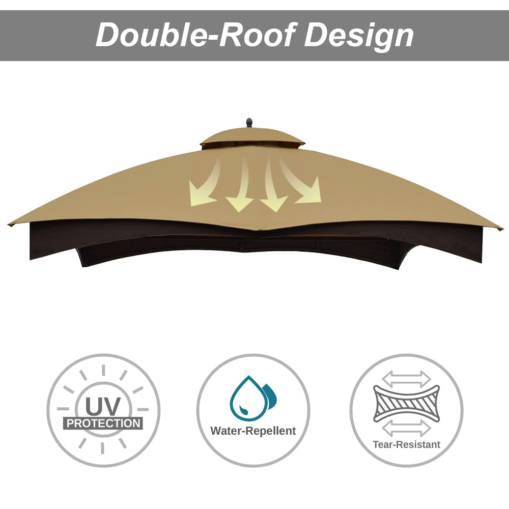 ABCCANOPY corner attachment detail showing reinforced seam and secure frame connection