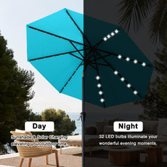 ABCCANOPY crank lift and push-button tilt detail enabling fast, adjustable shade