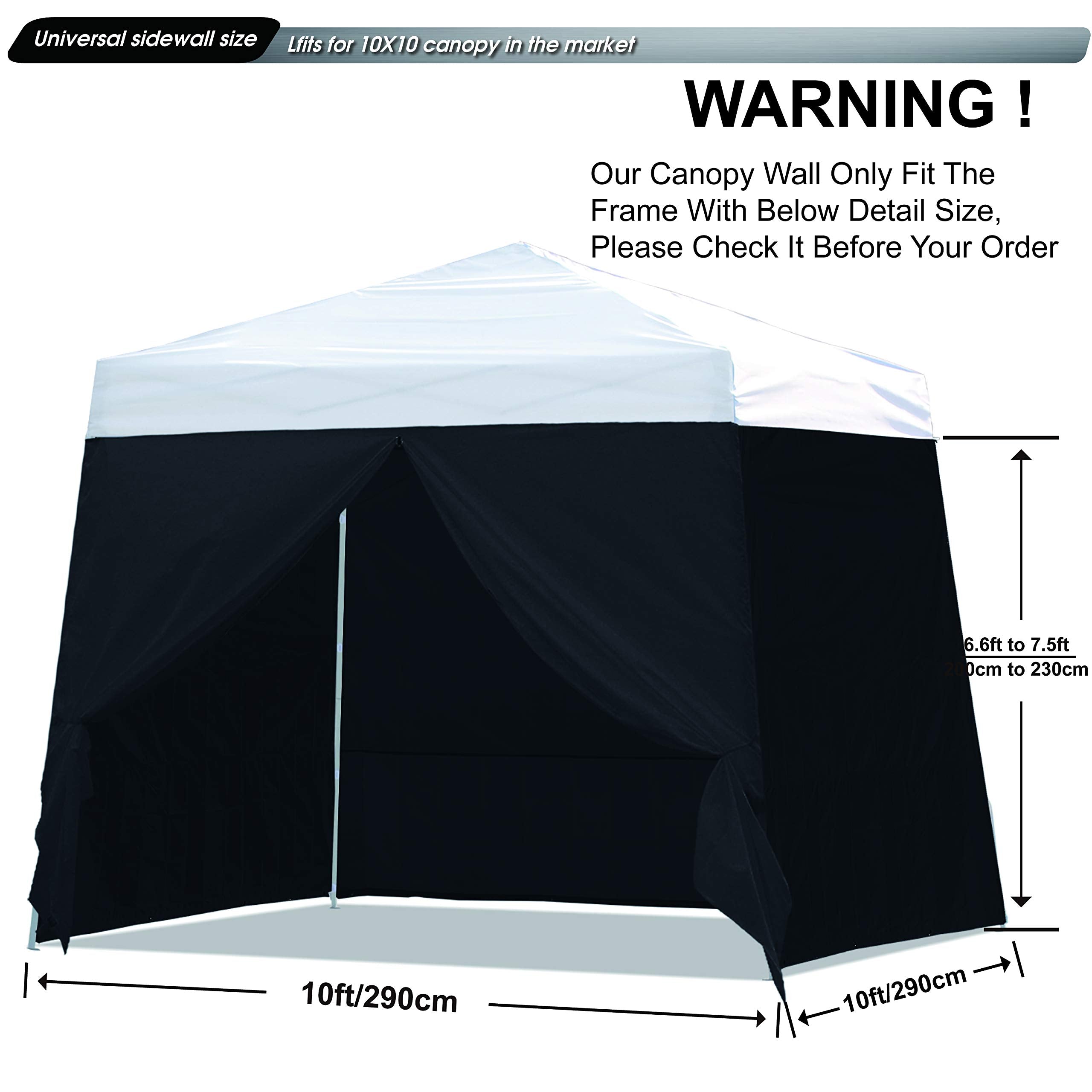 ABCCANOPY 210D polyester fabric close-up highlighting durable weave