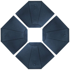 ABCCANOPY front view of fan-shaped umbrella base showing stability benefit