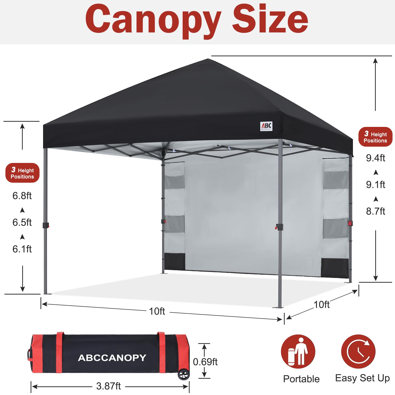 ABCCANOPY steel truss frame close-up showing reinforced stability