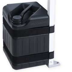 ABCCANOPY front view of 4-pack bottles showing compact shape and storage benefit