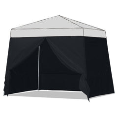 ABCCANOPY front panels showing full enclosure and improved privacy