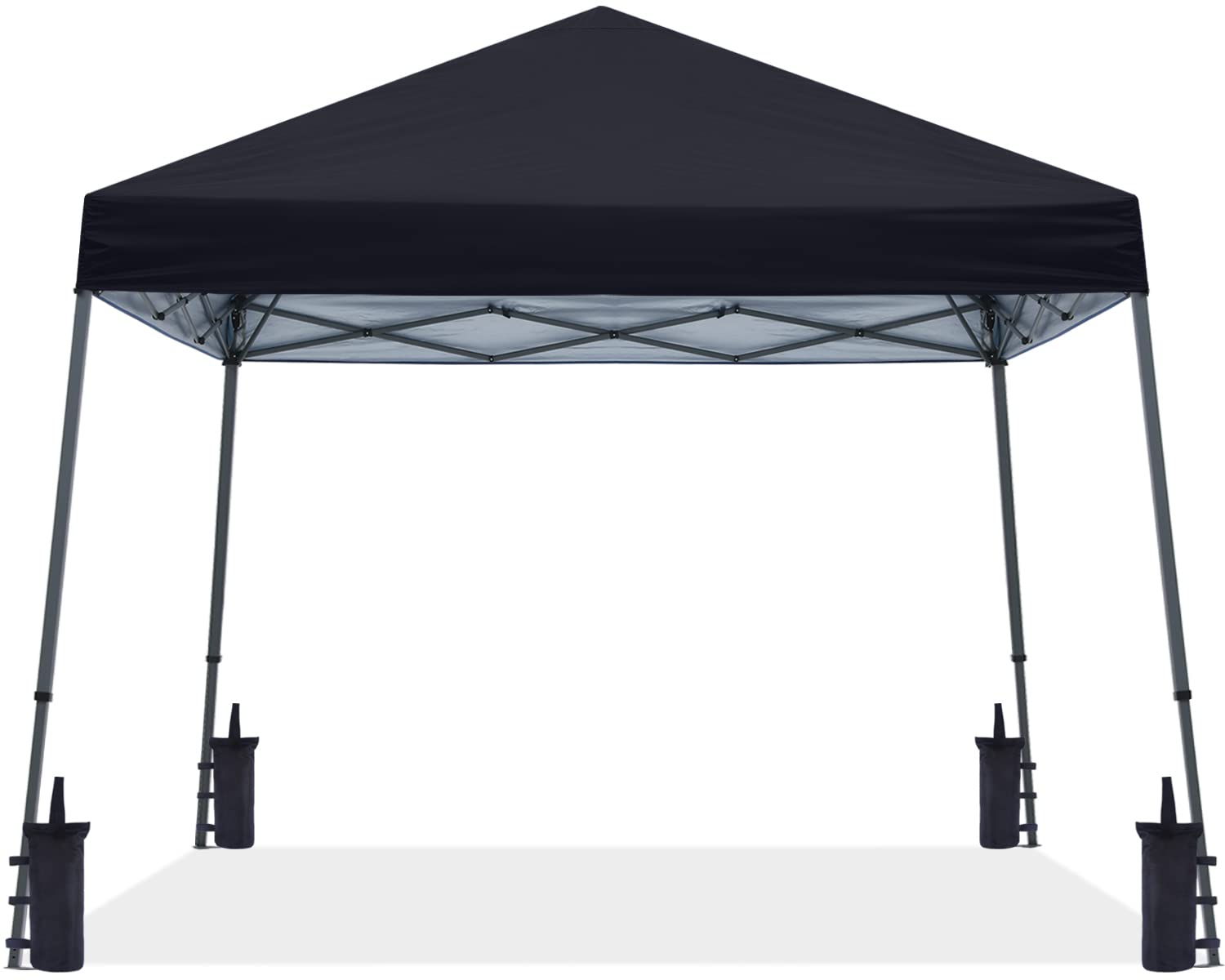 ABCCANOPY front view showing full 10x10 base and shade benefit
