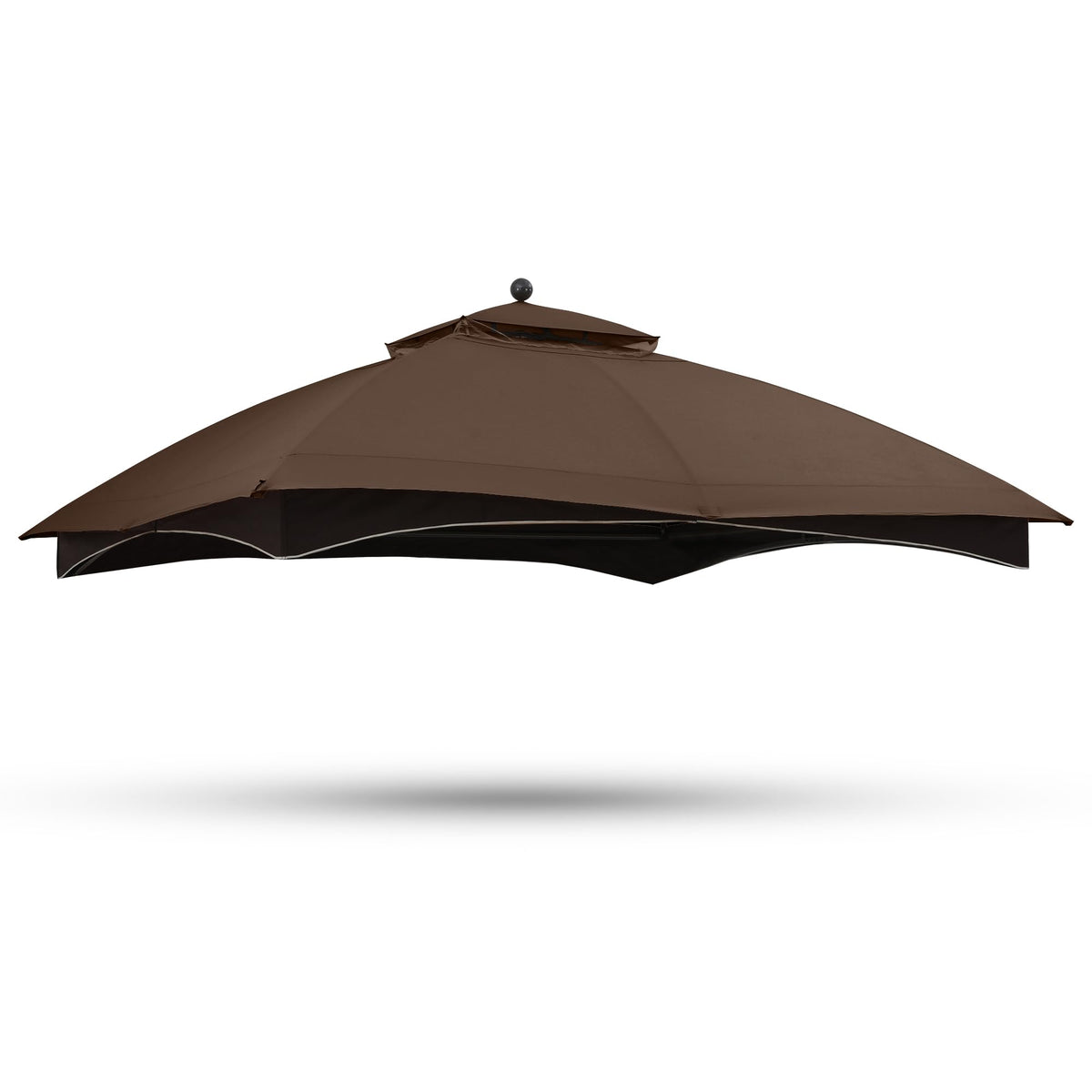 ABCCANOPY front view brown canopy restoring gazebo appearance