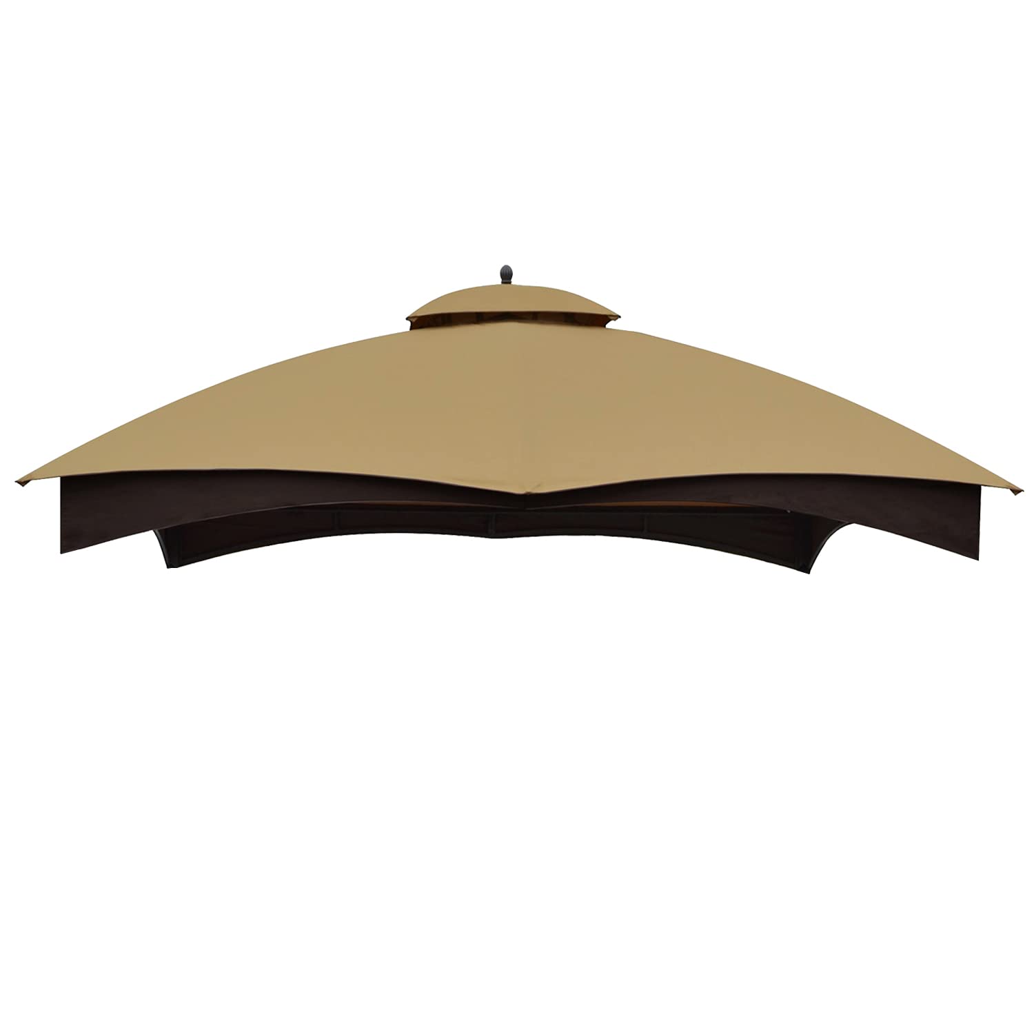 ABCCANOPY front view of beige replacement canopy showing full fit and refreshed appearance