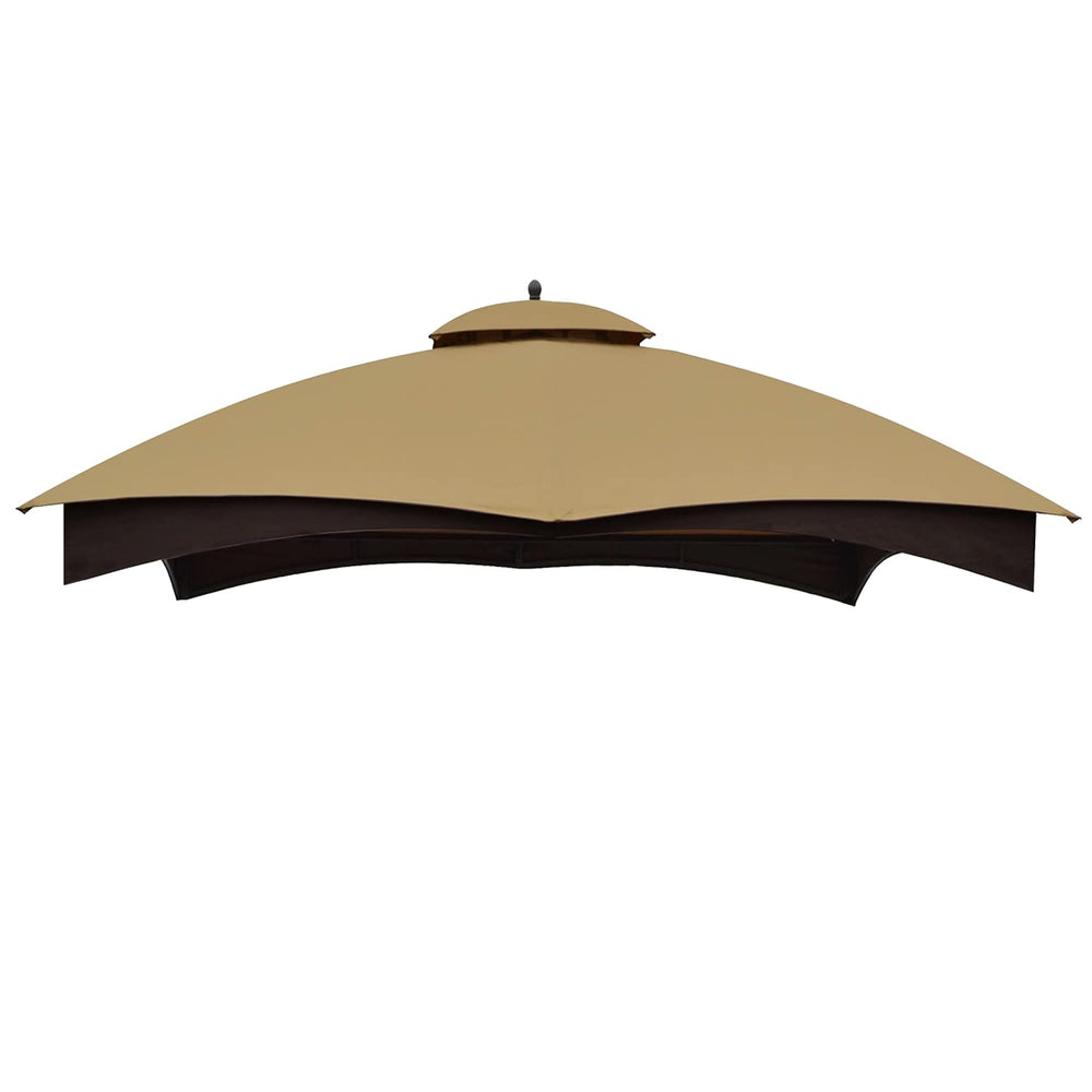 ABCCANOPY front view of beige replacement canopy showing full fit and refreshed appearance