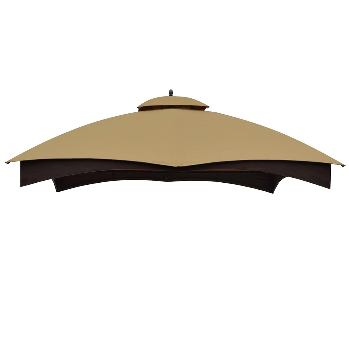 ABCCANOPY front view of beige replacement canopy showing full fit and refreshed appearance