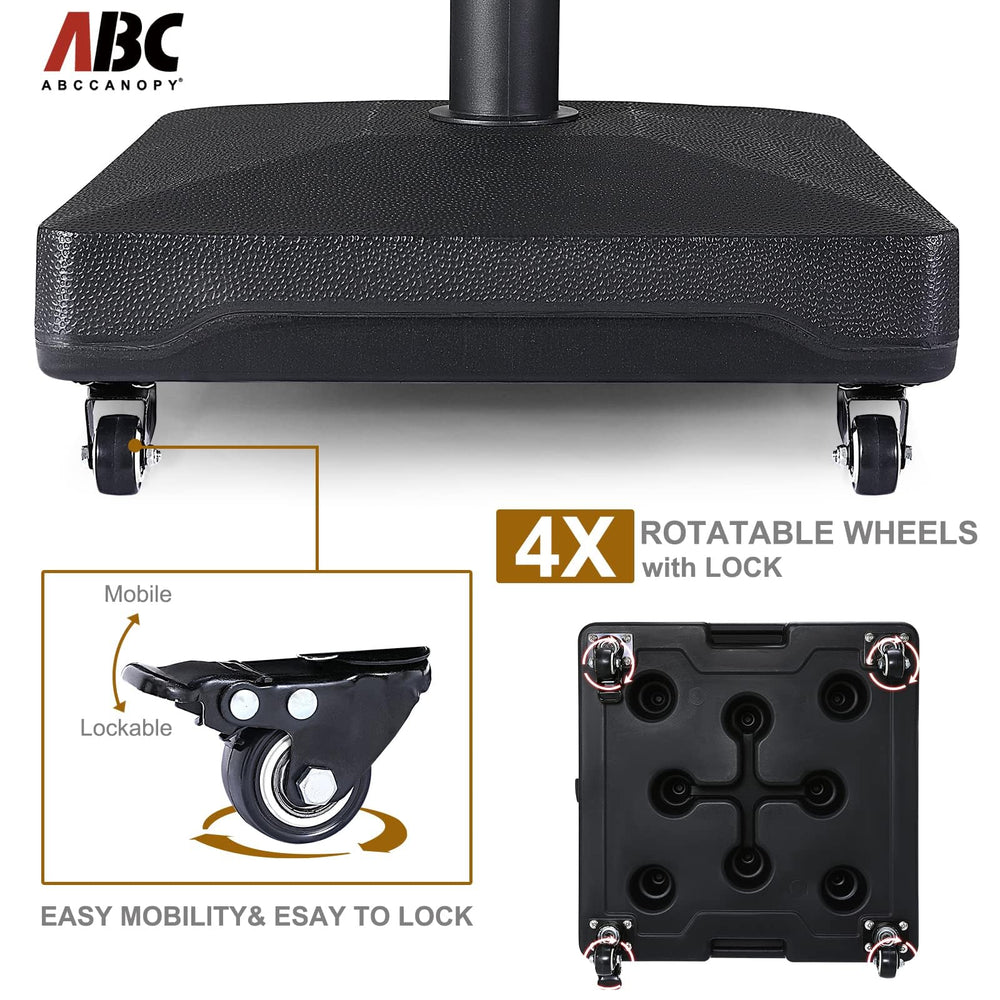 ABCCANOPY built-in handles visible for easy lifting and moving convenience