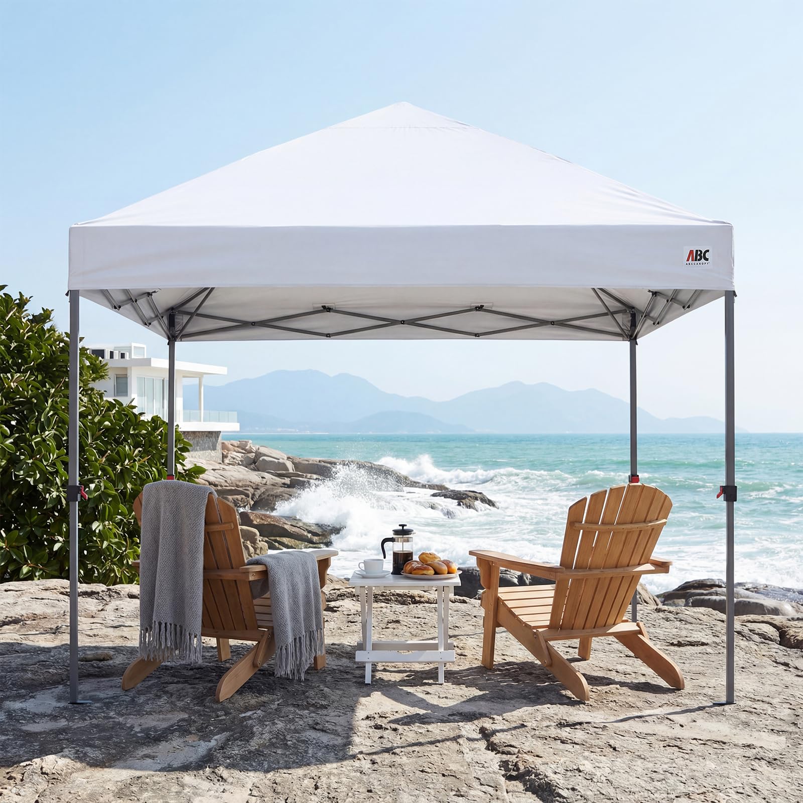 ABCCANOPY used as a vendor booth showing shaded product display