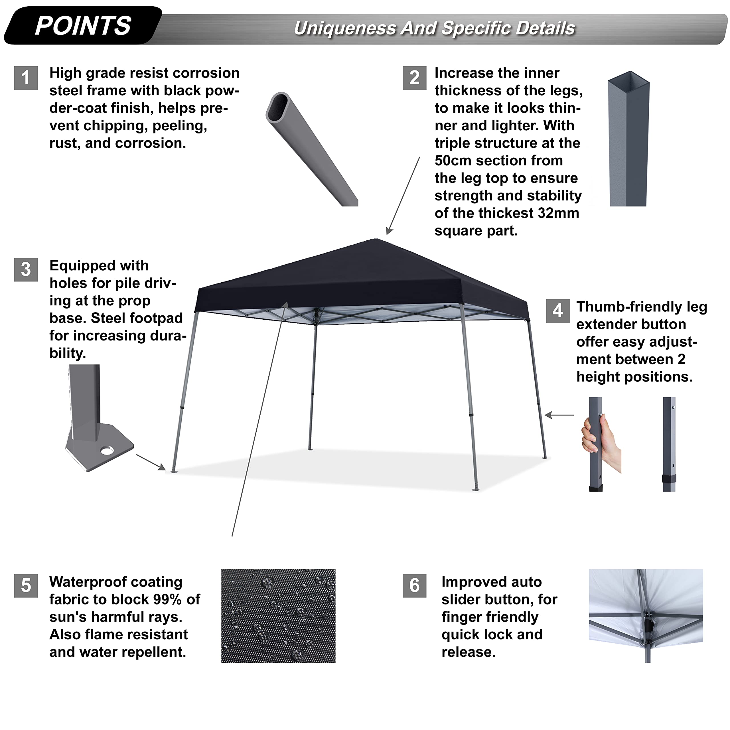 ABCCANOPY shelter in use at picnic providing ample shaded space