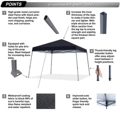 ABCCANOPY shelter in use at picnic providing ample shaded space