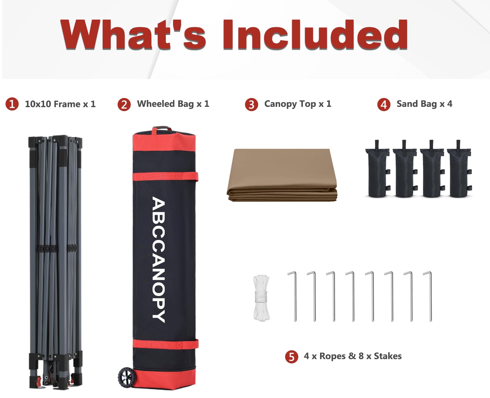 ABCCANOPY folded and packed in car trunk showing convenient storage benefit