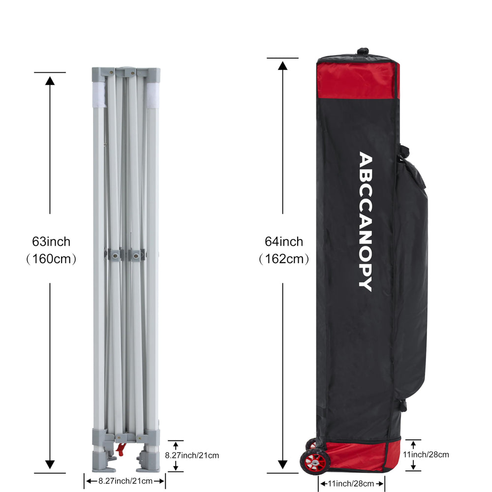 ABCCANOPY reinforced base plate detail protecting bag bottom and reducing wear during loading