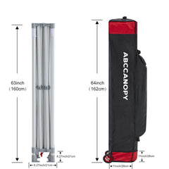 ABCCANOPY reinforced base plate detail protecting bag bottom and reducing wear during loading