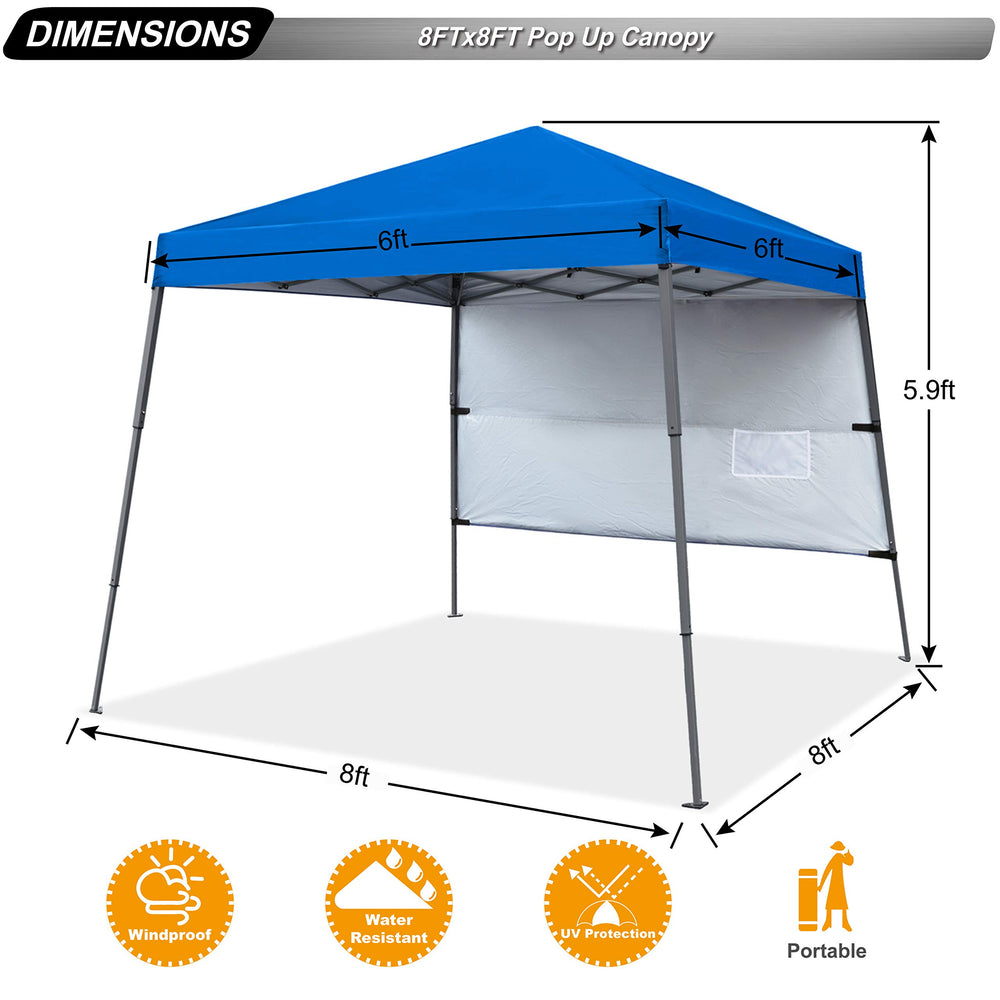 ABCCANOPY steel frame close-up showing sturdy construction for stability benefit