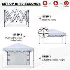 ABCCANOPY storage sidewall closeup organizing supplies benefit