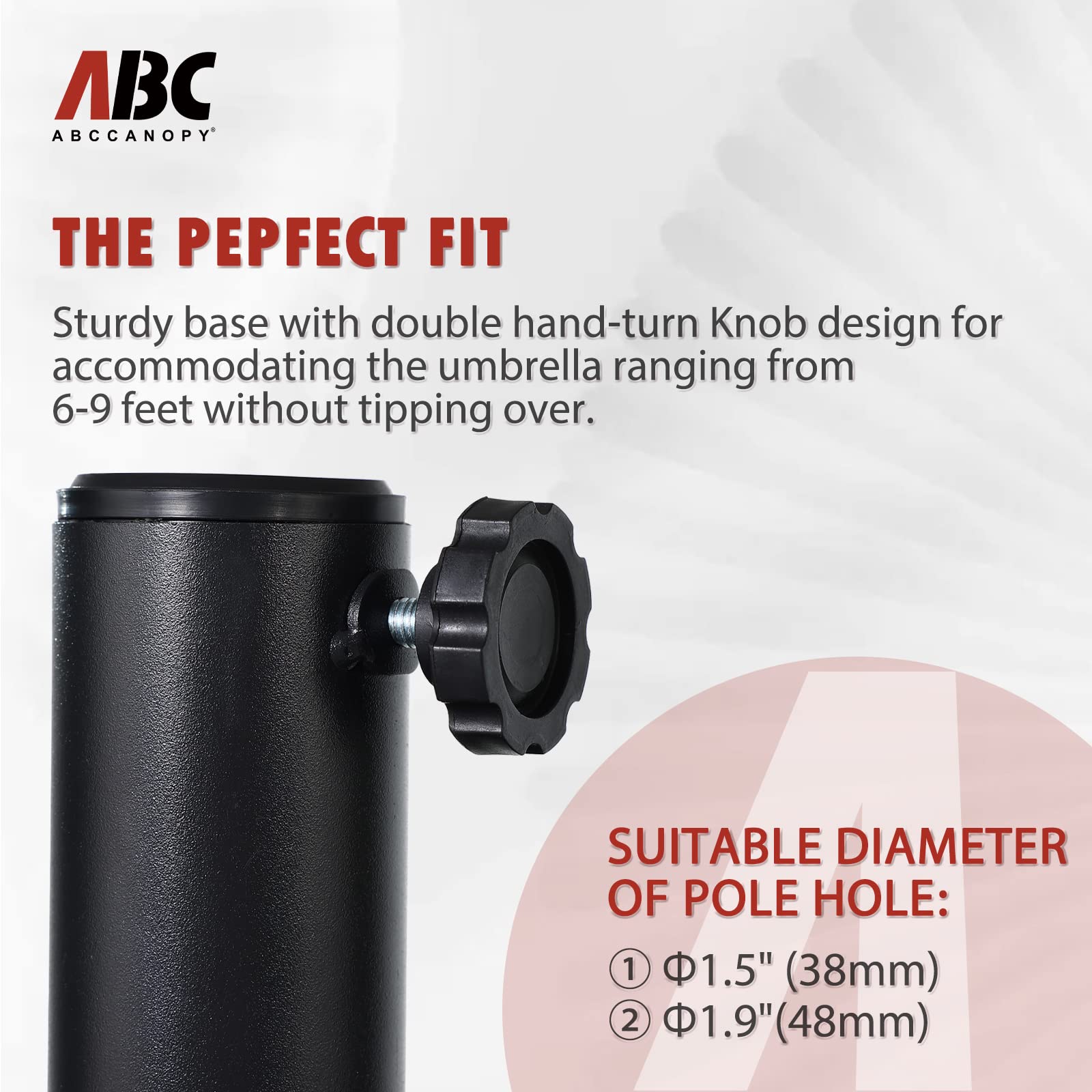 ABCCANOPY textured HDPE surface detail for durable finish