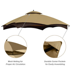 ABCCANOPY top air vent closeup improving airflow and reducing heat buildup