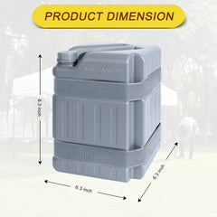 ABCCANOPY close-up of top handle for easy carry and filling convenience