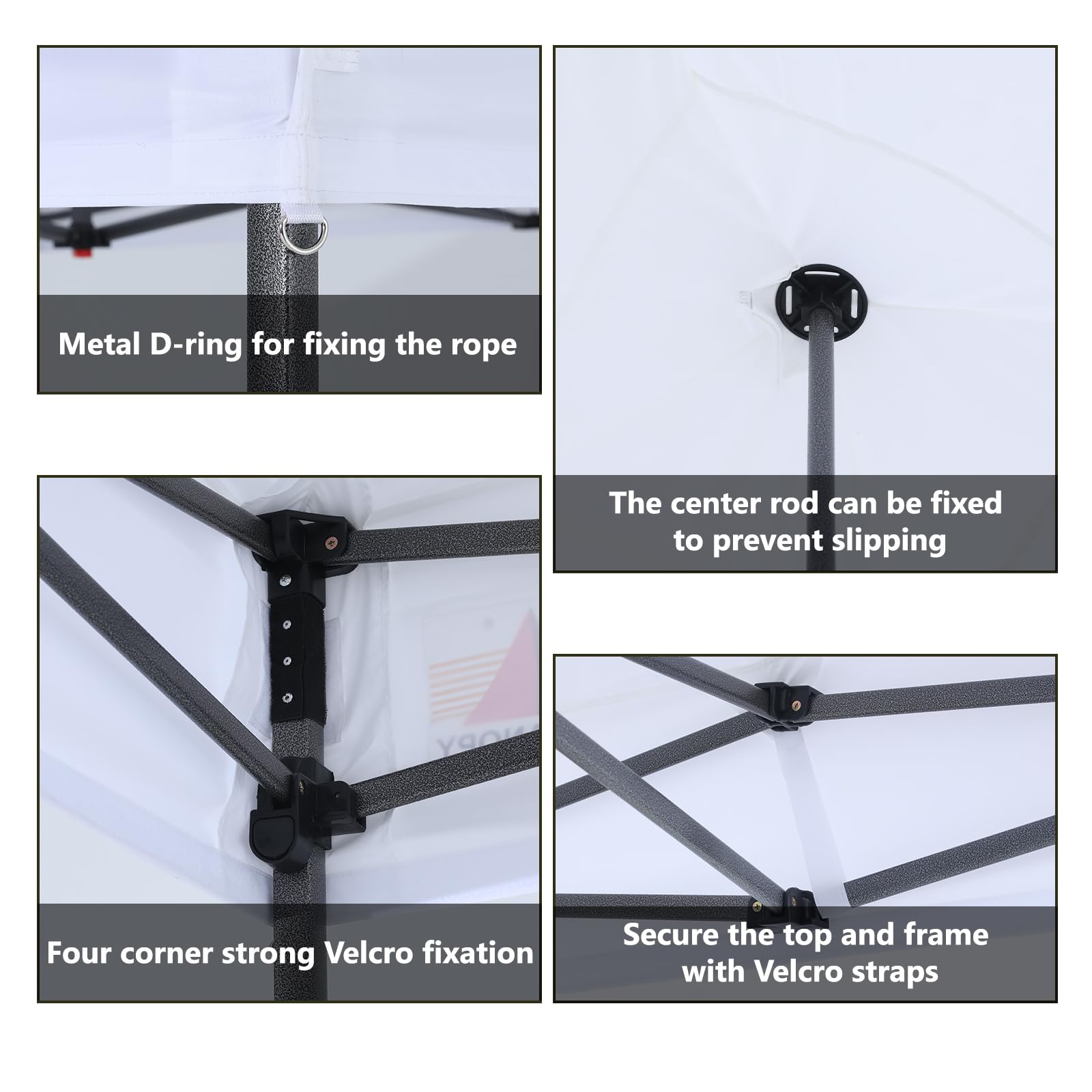 ABCCANOPY underside showing attachment points and reinforced seams for secure fit