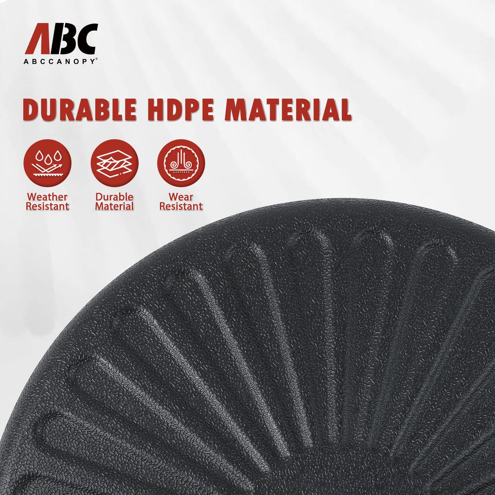 ABCCANOPY side valve detail for filling water or sand quickly
