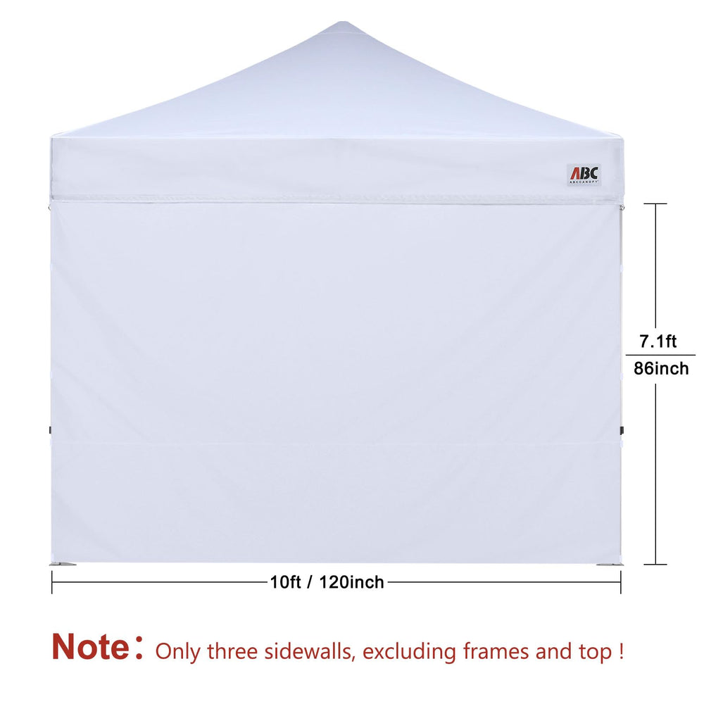 ABCCANOPY Velcro straps and leg tabs fastening for secure canopy attachment