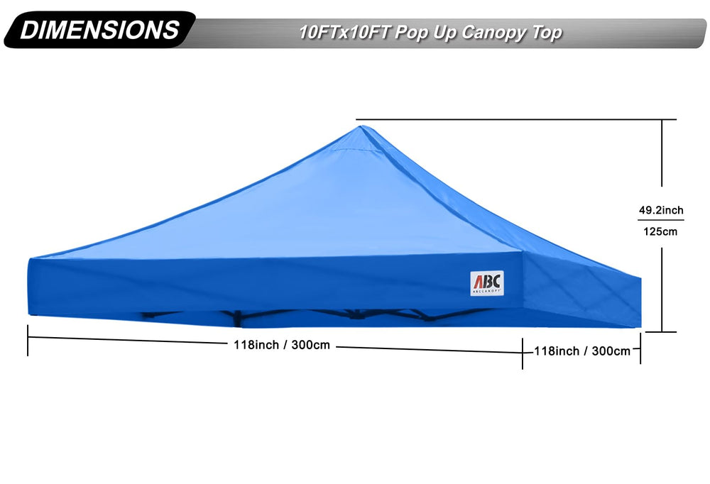 ABCCANOPY four included weight bags next to canopy for stability benefit