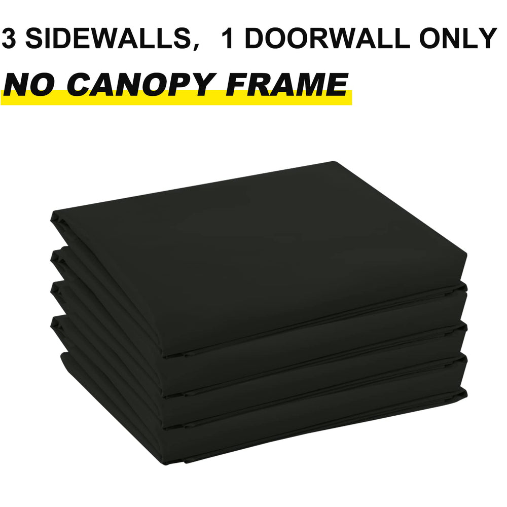 ABCCANOPY zip door panel with roll-up entry for easy access