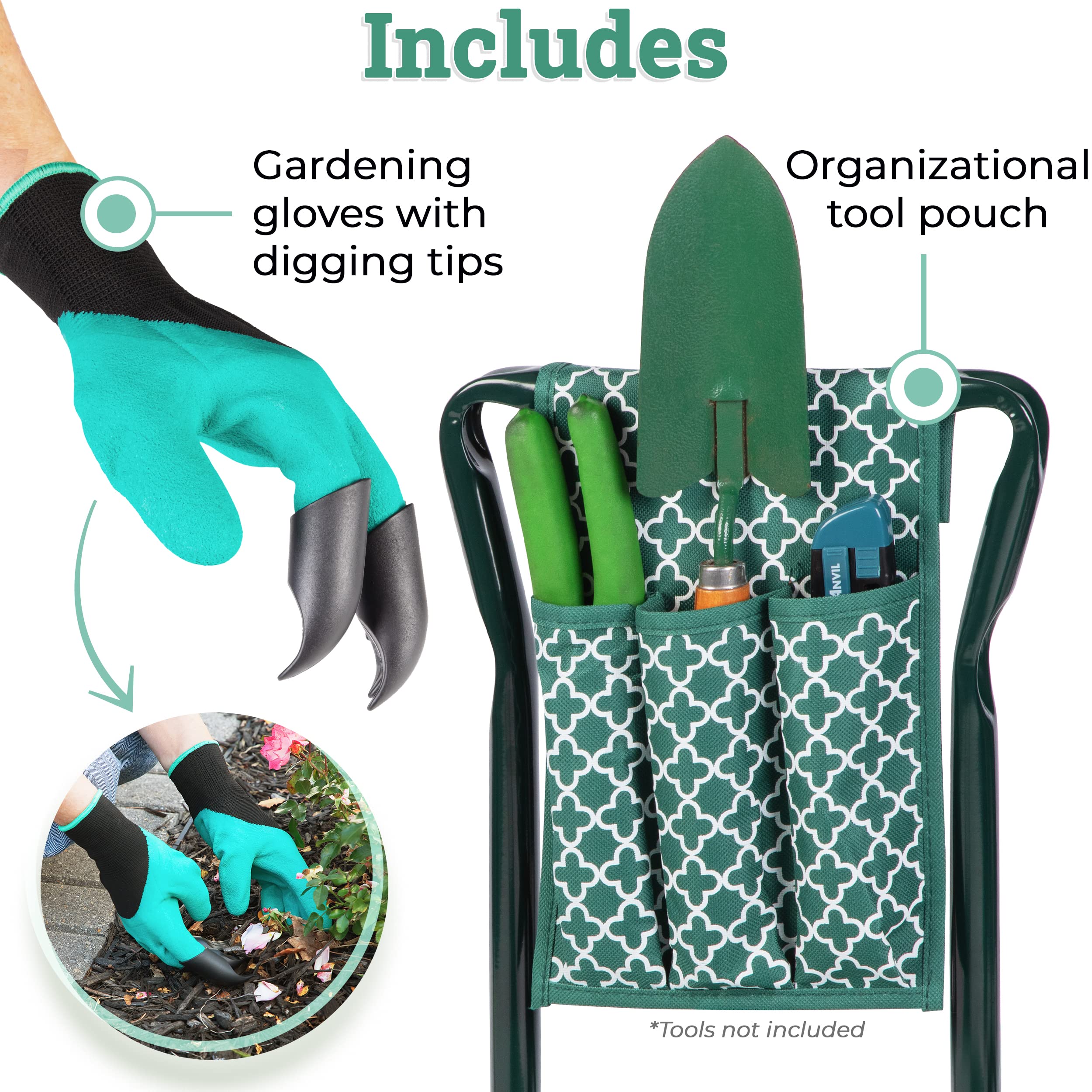 Abco Tech removable tool pouch attached with organized tools benefit