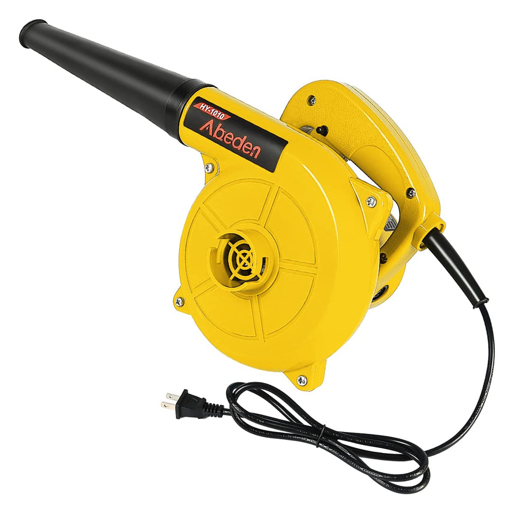 Abeden front view of the compact blower highlighting easy grip and balanced design